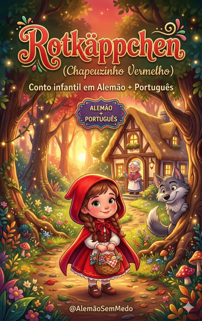 Livro Rotkäppchen Chapeuzinho Vermelho